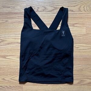 1st Phorm Women's Black Cross-Back Performance Tank size small